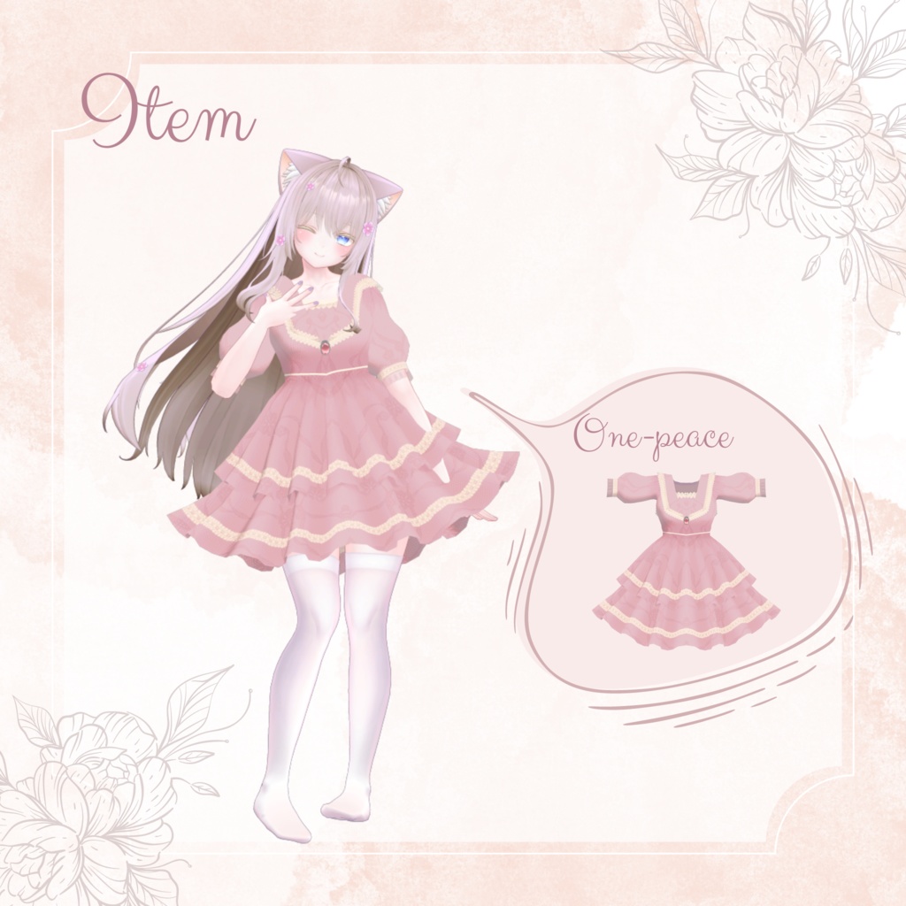 セーラー風ワンピース【萌対応】