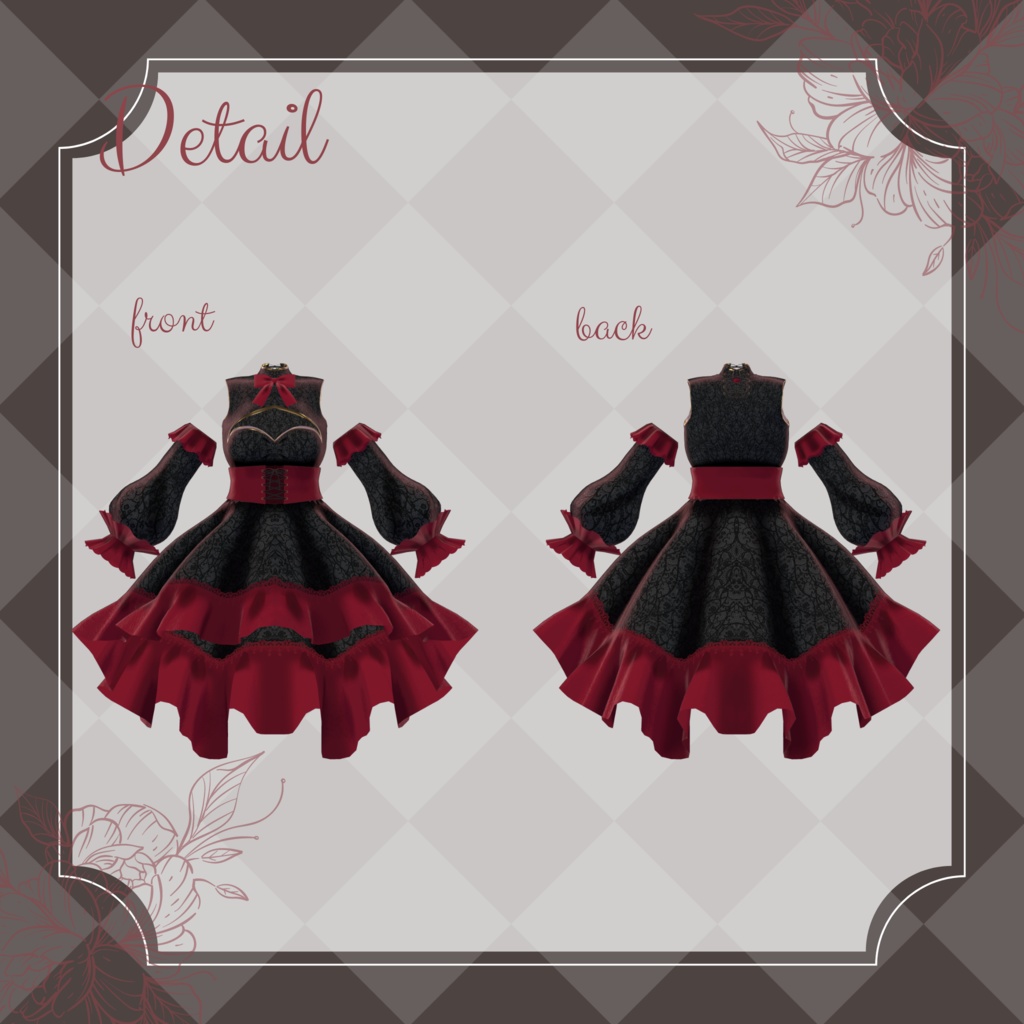 【舞夜対応】コルセット付スイートハートネックフィッシュテールドレス