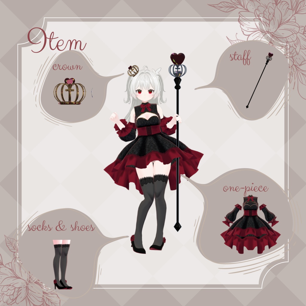 【フレア対応 ※旧バージョン】コルセット付スイートハートネックフィッシュテールドレス