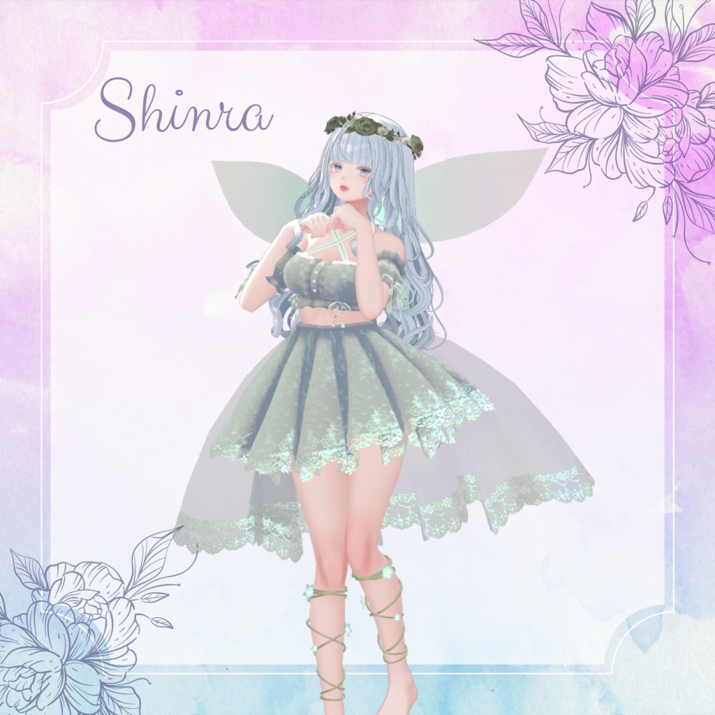 フェアリーセパレートドレス【8アバター対応】