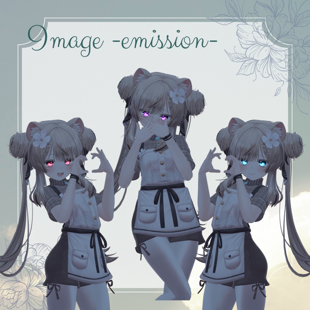 【マヌカ対応】桜咲く瞳テクスチャ