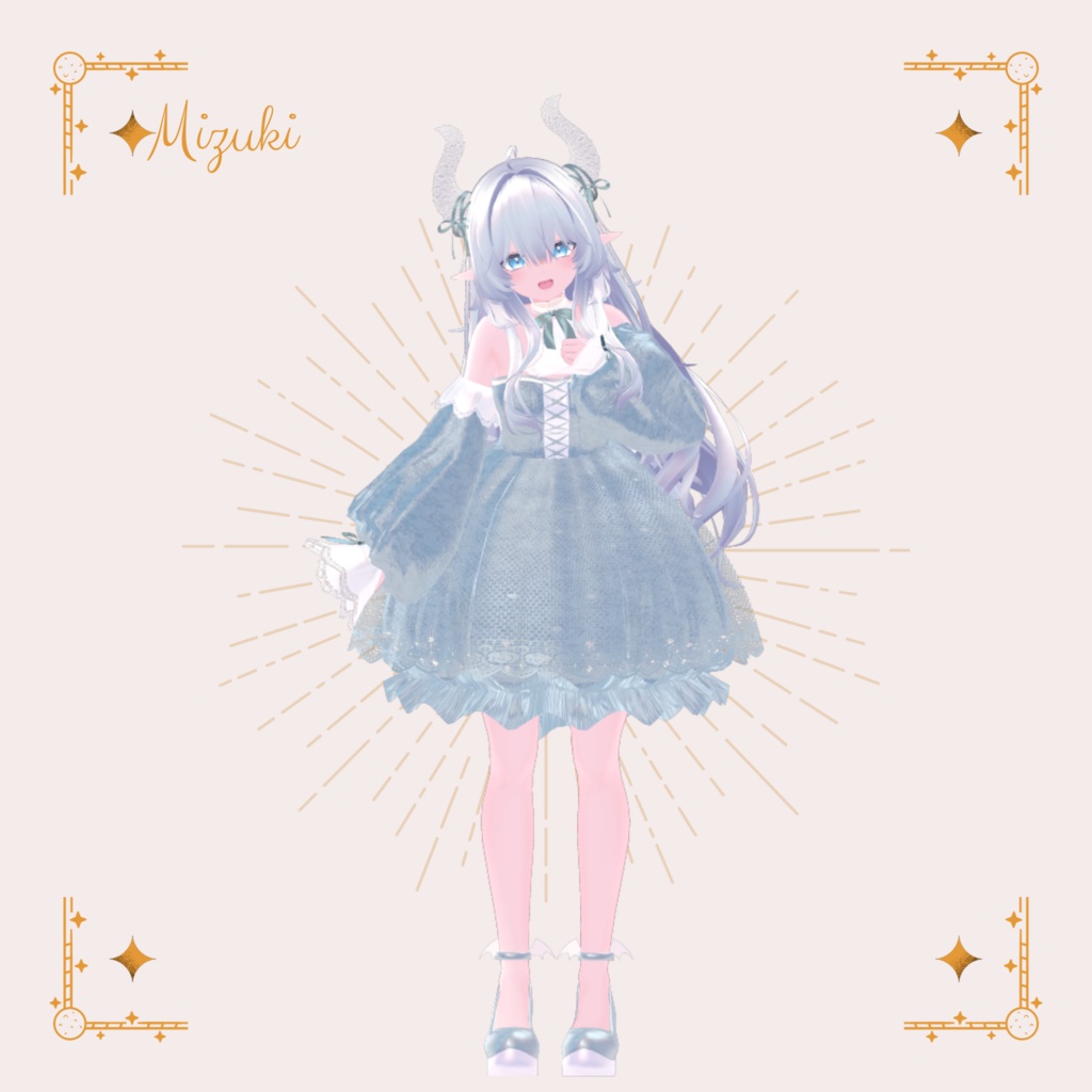 小悪魔ドレス -sweet little demon dress-【10アバター対応】