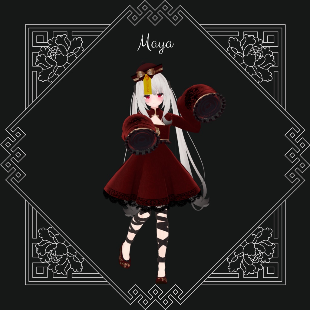 キョンシードレス -Jiangshi Dress-【7アバター対応】