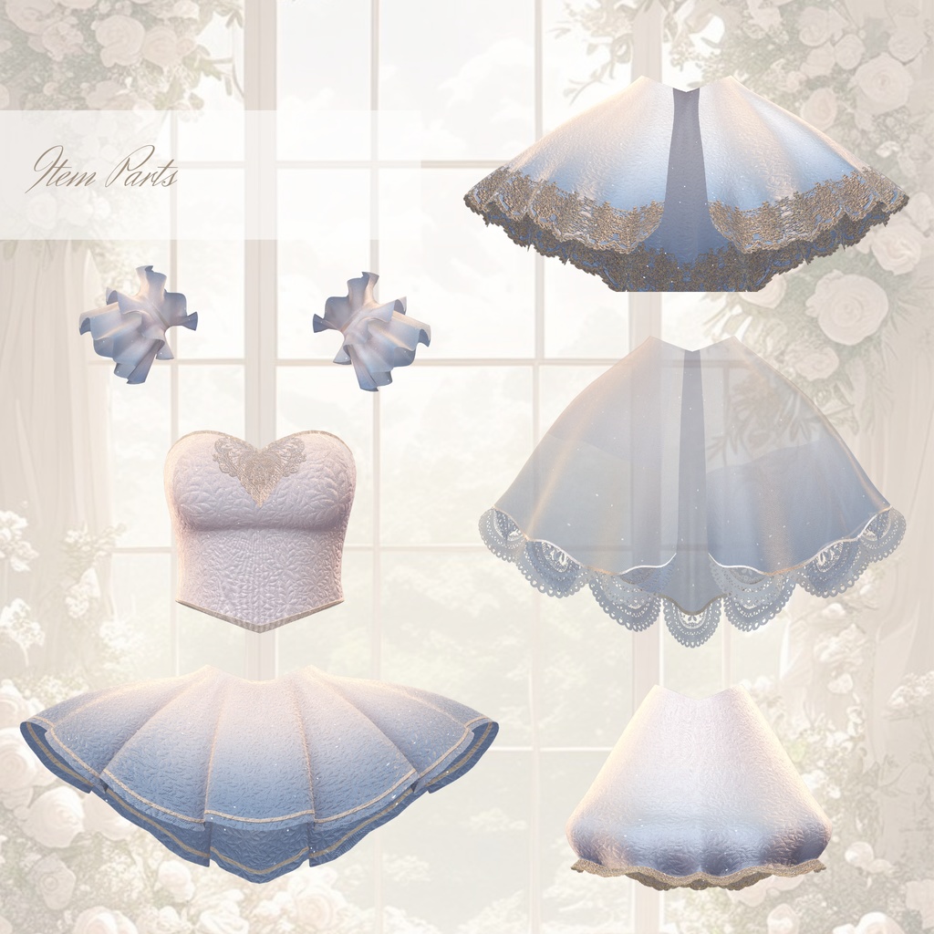 Enchanted Bridal Gown【複数アバター対応】