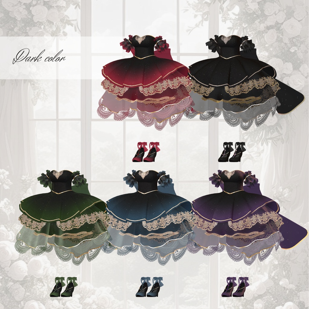 Enchanted Bridal Gown【複数アバター対応】