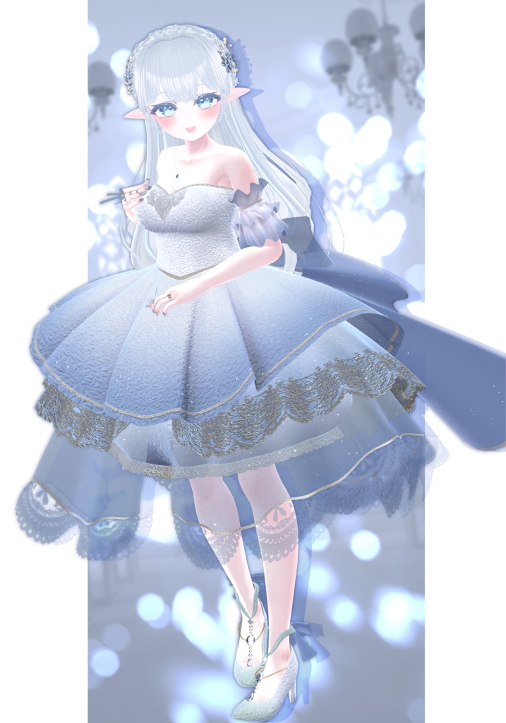 Enchanted Bridal Gown【複数アバター対応】