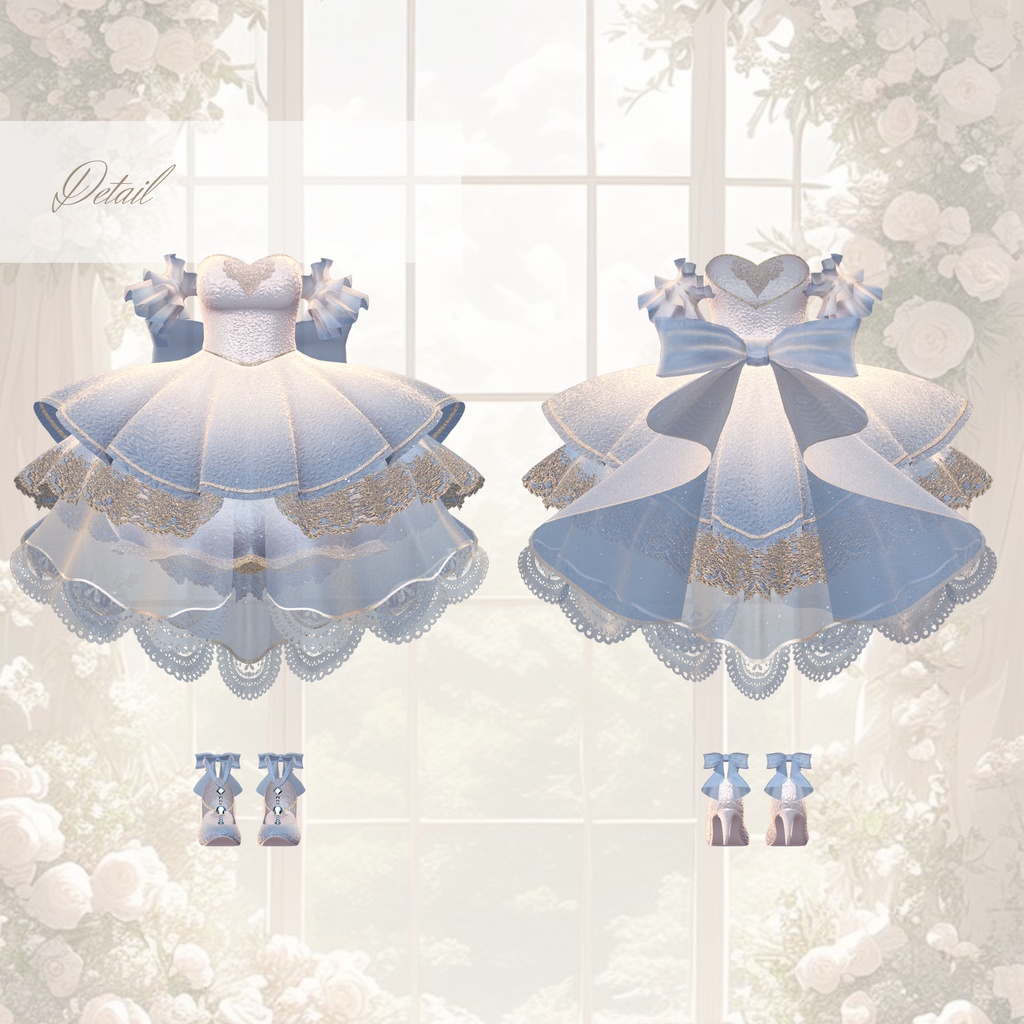 Enchanted Bridal Gown【複数アバター対応】