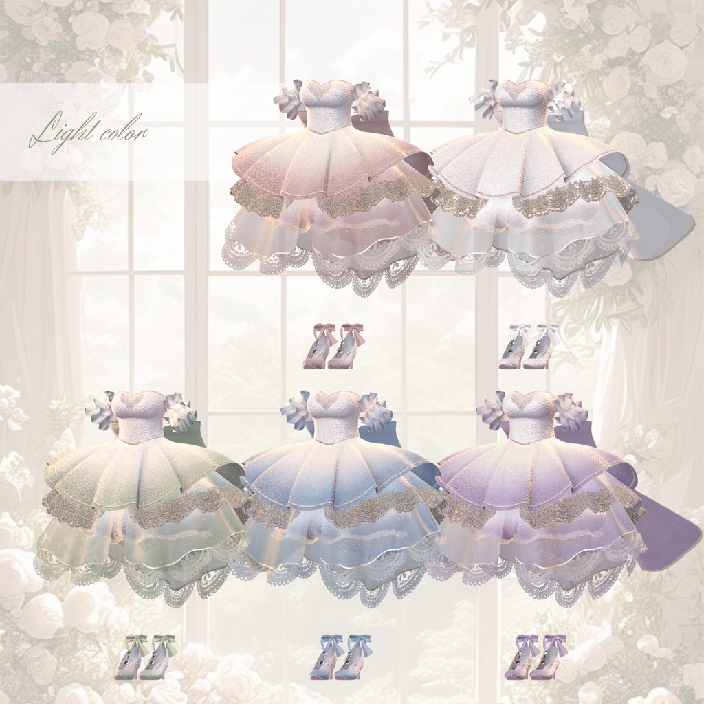 Enchanted Bridal Gown【複数アバター対応】