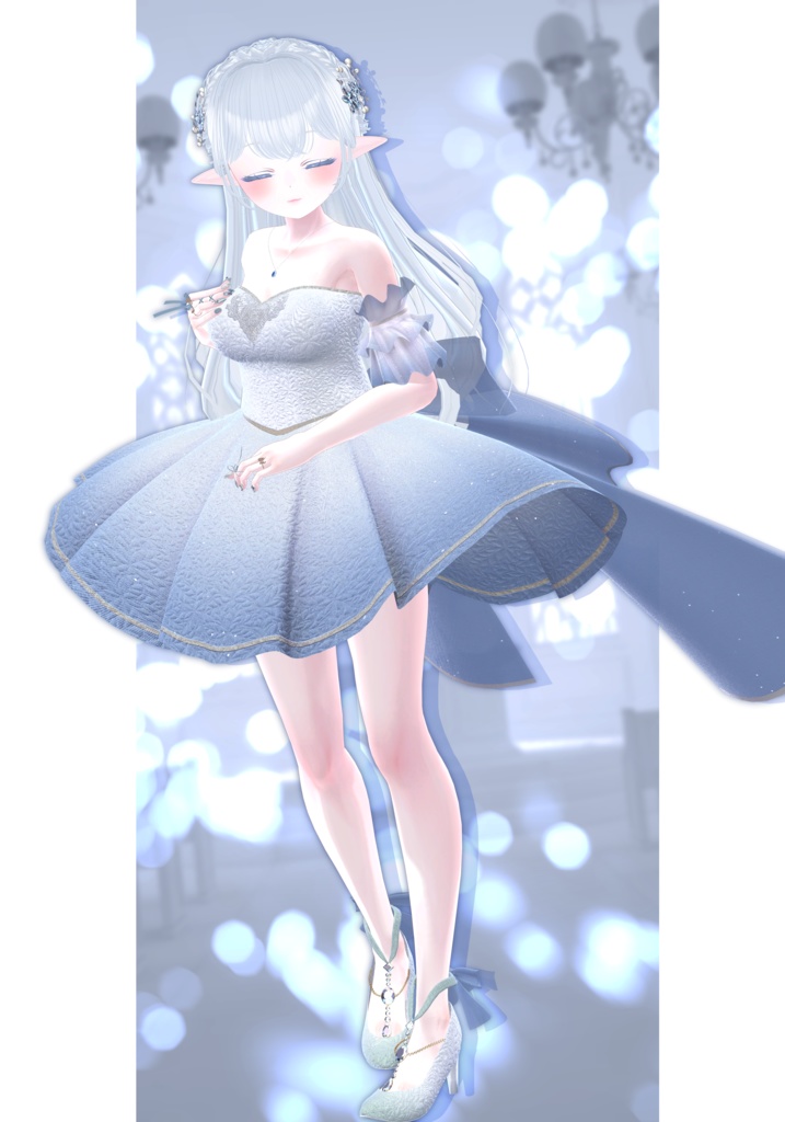 Enchanted Bridal Gown【複数アバター対応】