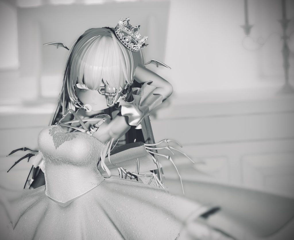 Enchanted Bridal Gown【複数アバター対応】