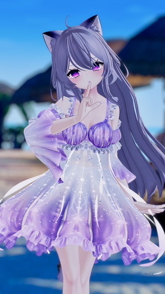 【複数アバター対応】Glowing Marine Jellies