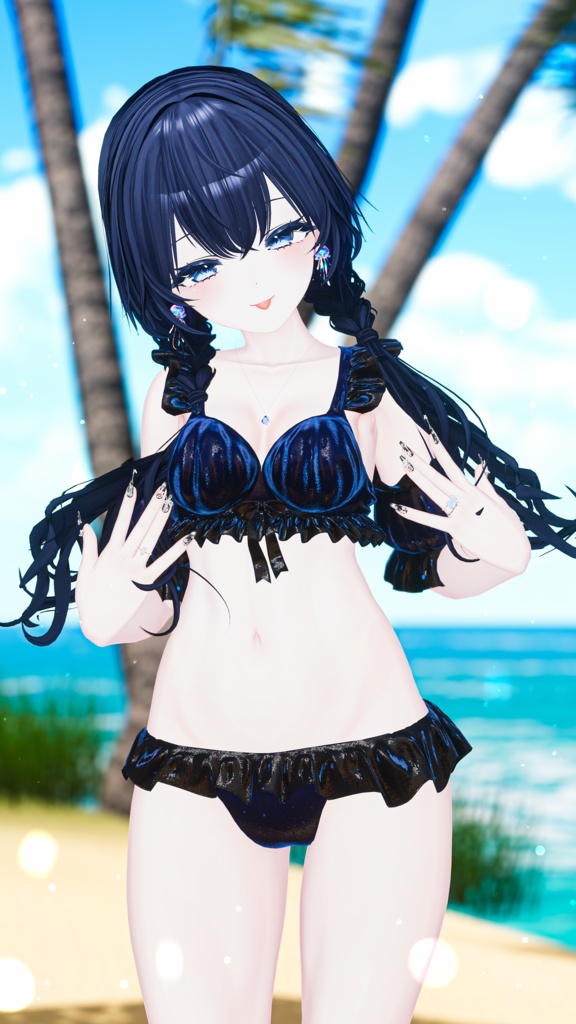 【複数アバター対応】Glowing Marine Jellies