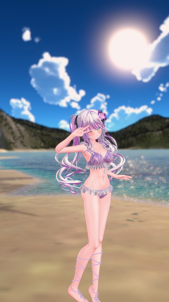 【複数アバター対応】Glowing Marine Jellies