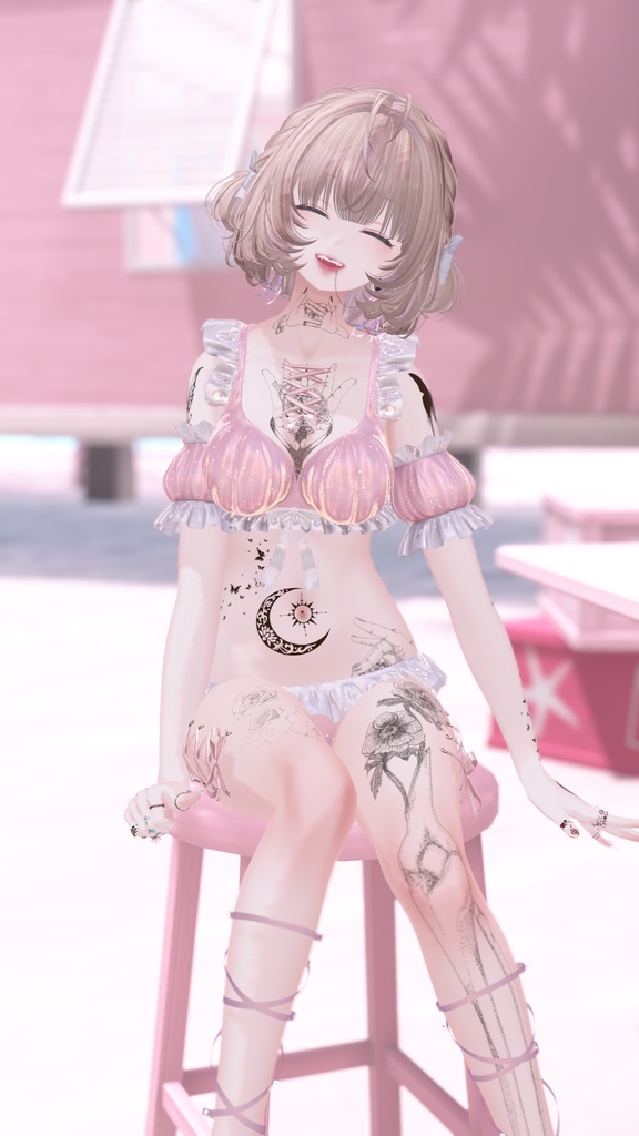 【複数アバター対応】Glowing Marine Jellies