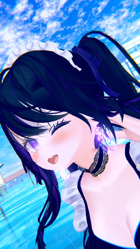 【複数アバター対応】Glowing Marine Jellies