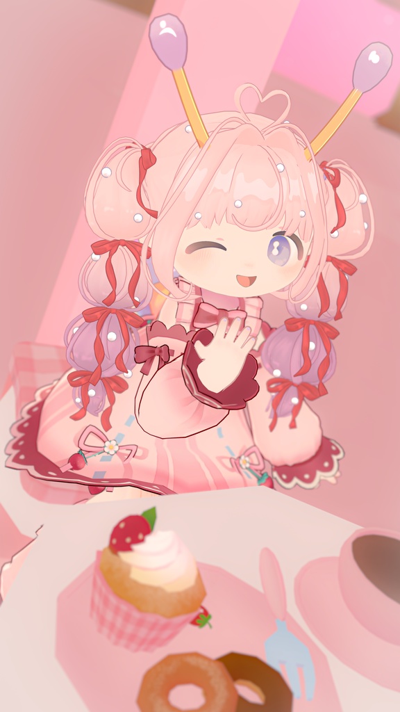 【キプフェル・まめひなた対応】Dreamy candy twin