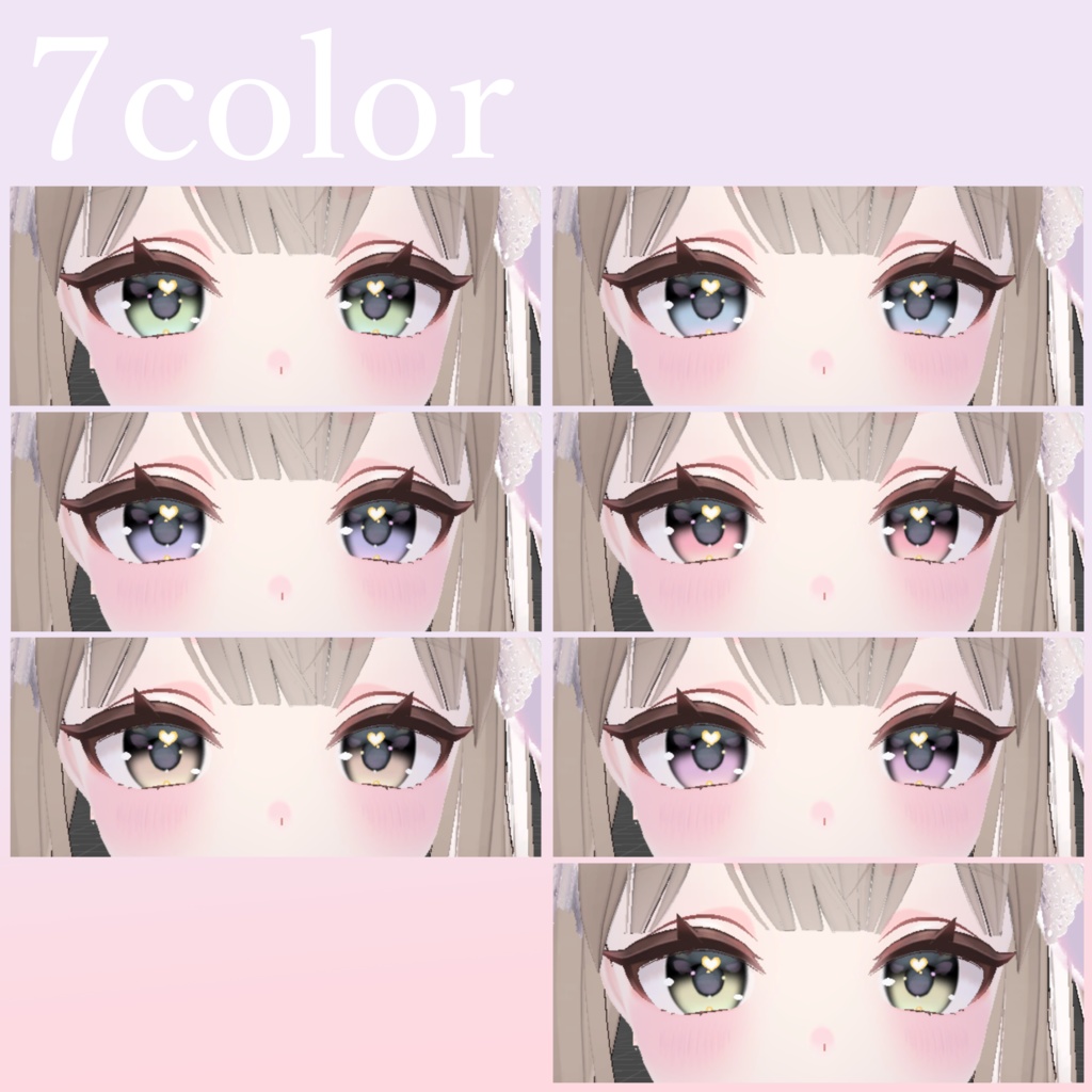 【Flare&Lazuli対応】*springtime* アイテクスチャ+フレアメイクテクスチャ