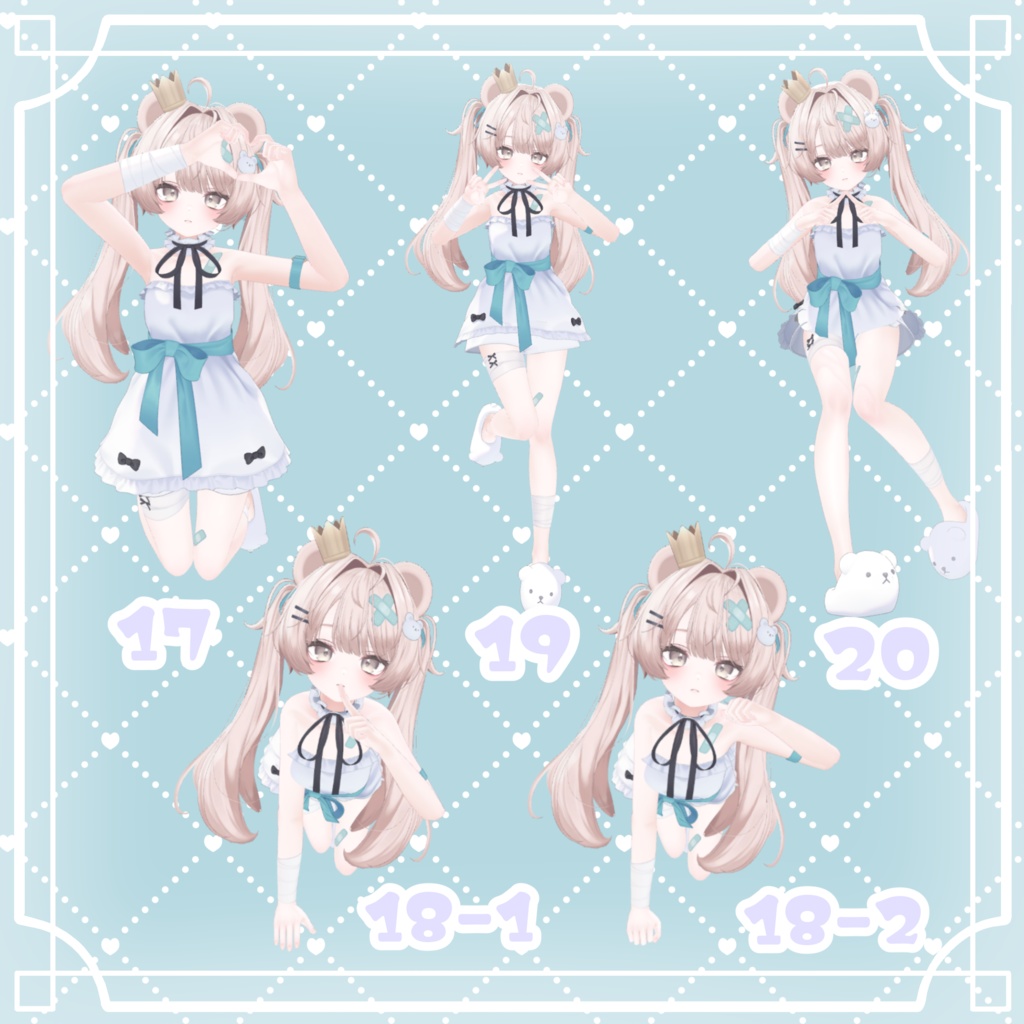 【FREEあり】Milfy&Eku 撮影用ポーズ32種類