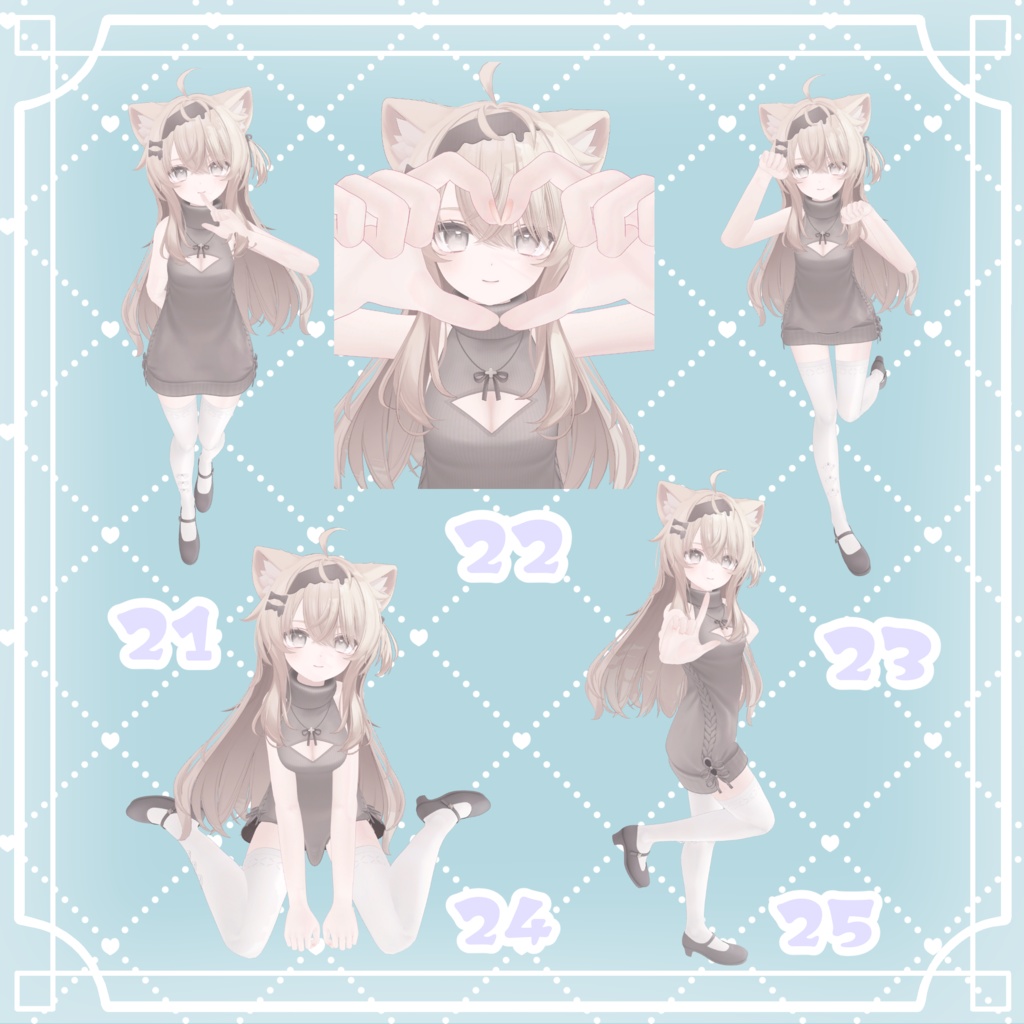 【FREEあり】Milfy&Eku 撮影用ポーズ32種類