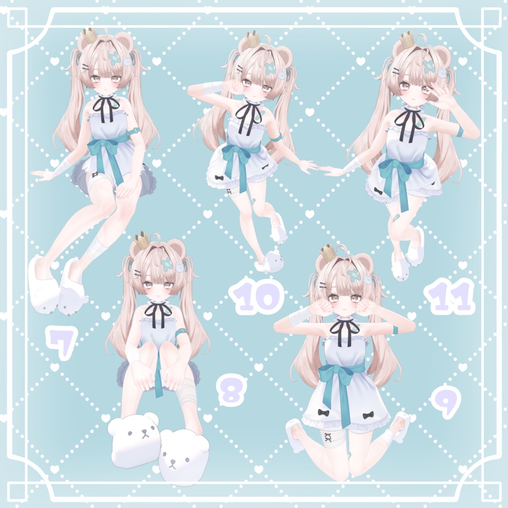 【FREEあり】Milfy&Eku 撮影用ポーズ32種類