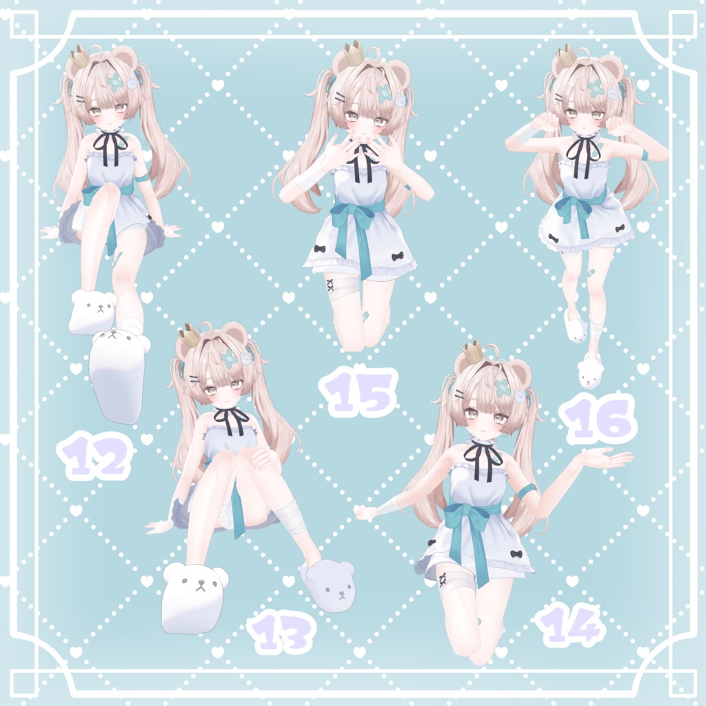 【FREEあり】Milfy&Eku 撮影用ポーズ32種類