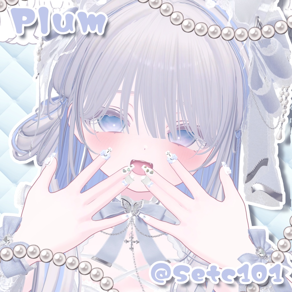 【12アバター対応】🐾にゃんねいる NyanNail🐾