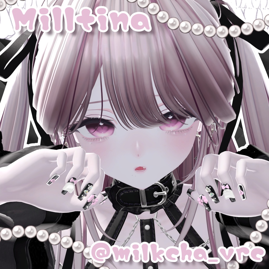 【12アバター対応】🐾にゃんねいる NyanNail🐾