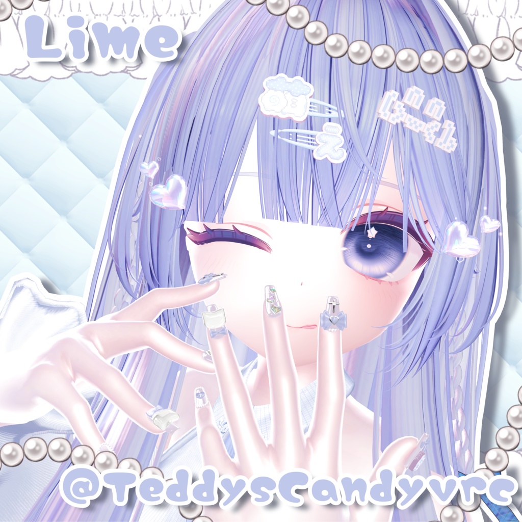 【12アバター対応】🐾にゃんねいる NyanNail🐾