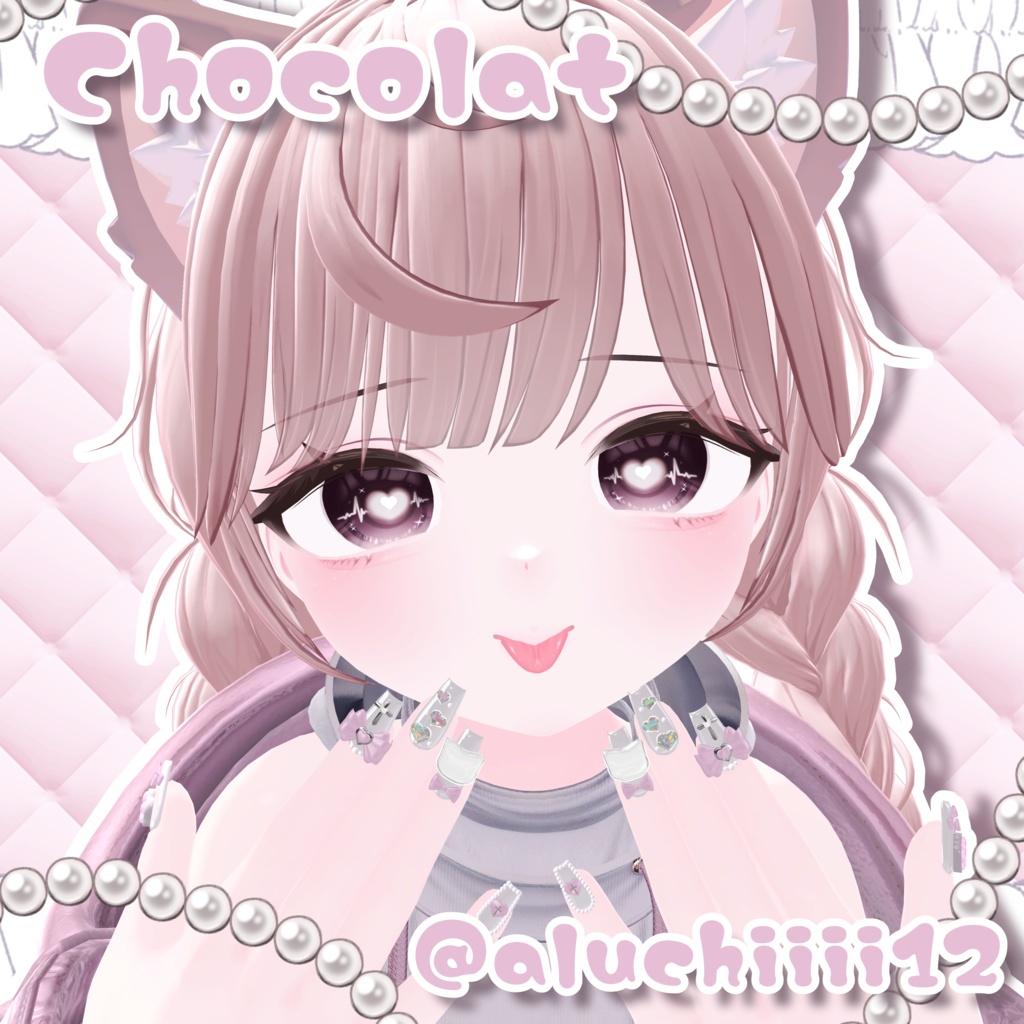 【12アバター対応】🐾にゃんねいる NyanNail🐾