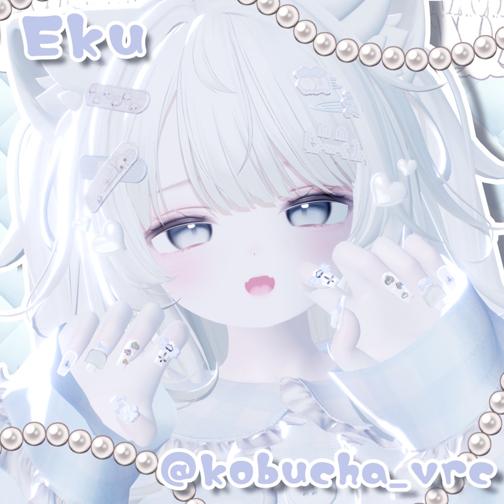 【12アバター対応】🐾にゃんねいる NyanNail🐾