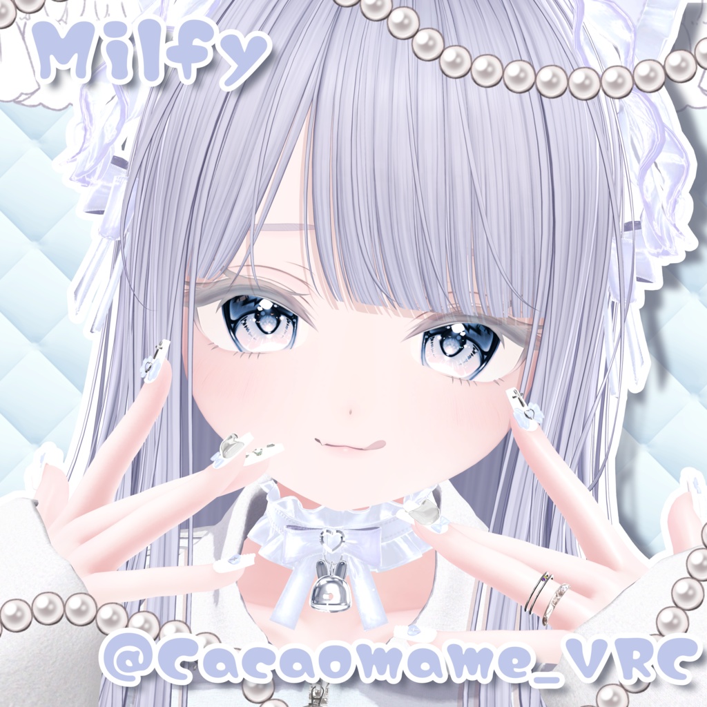 【12アバター対応】🐾にゃんねいる NyanNail🐾