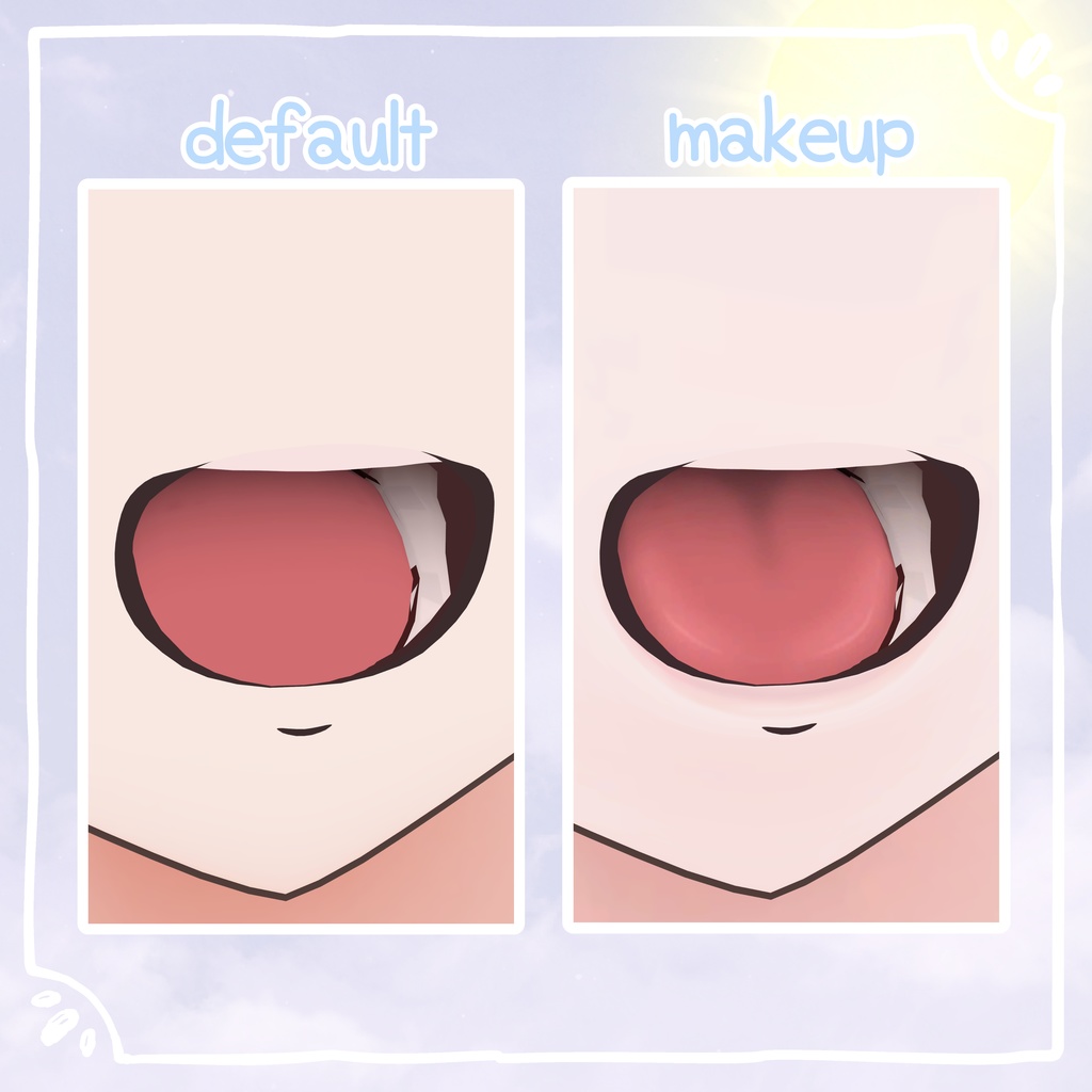 【Fyuett】🎀makeup texture&BlendShape🎀