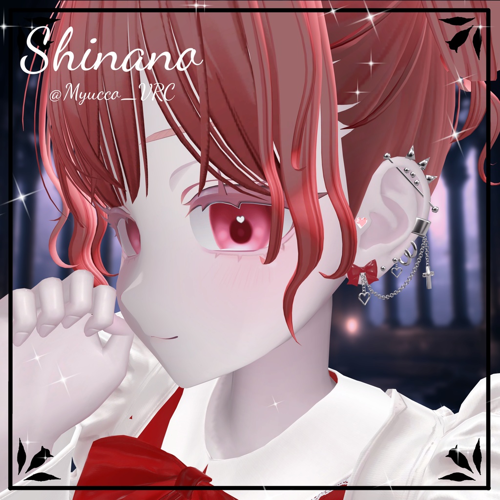 【15アバター対応】♡CroixHeart♡ ピアスセット