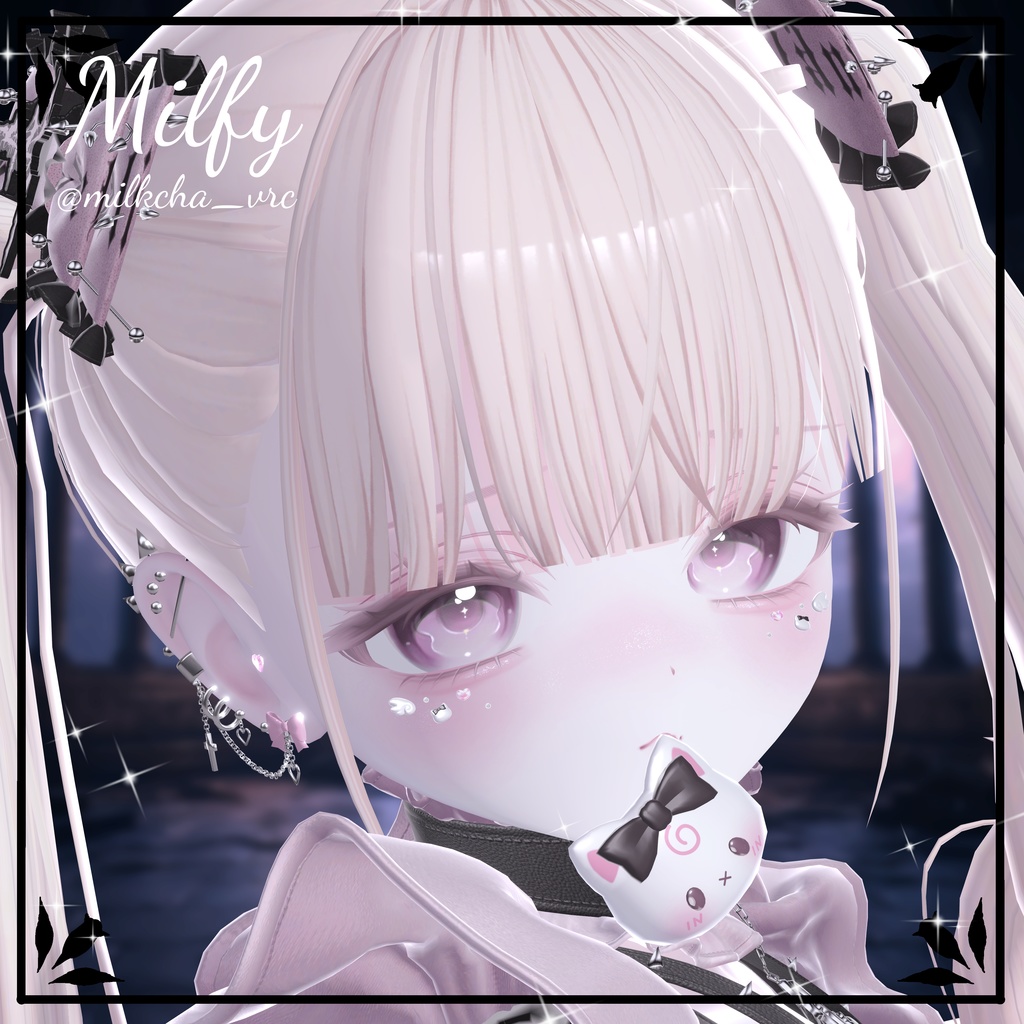 【15アバター対応】♡CroixHeart♡ ピアスセット