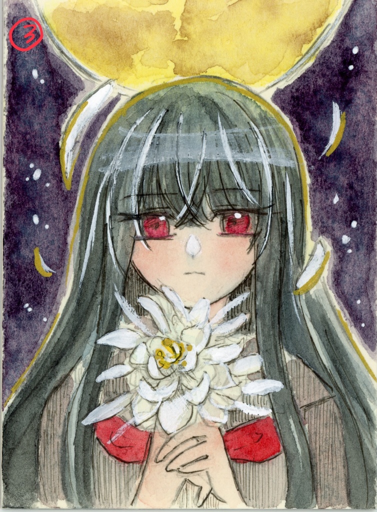 ATC(アーティストトレーディングカード)原画