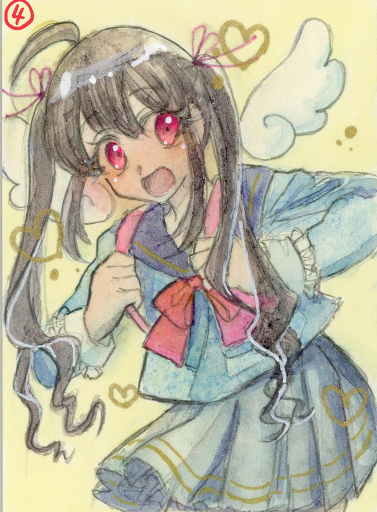 ATC(アーティストトレーディングカード)原画