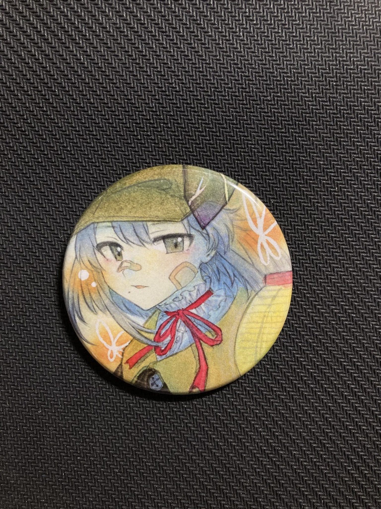 にんげんときんぎょ 缶バッジ