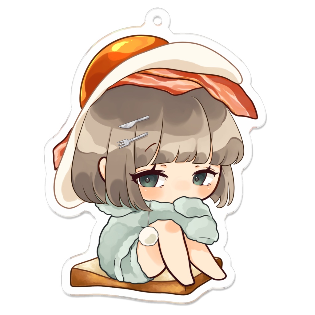 ベーコンエッグトースト