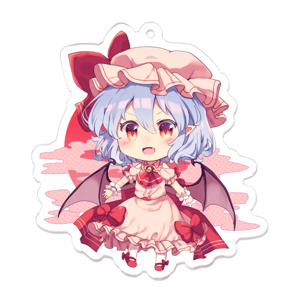 【東方Project】レミリア・スカーレット 70mm アクリルキーホルダー