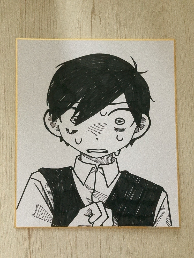 サニー　びくびく色紙