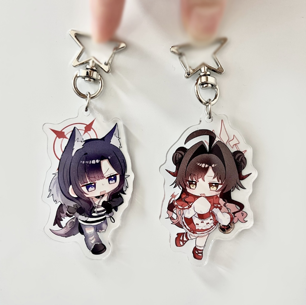 イチカスアクリルキーホルダー〜狼さんと赤ずきんちゃんシリーズ〜
