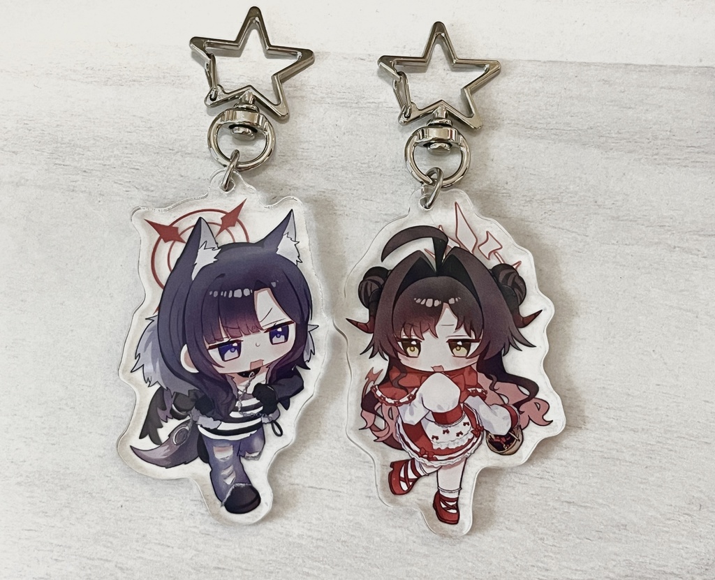 イチカスアクリルキーホルダー〜狼さんと赤ずきんちゃんシリーズ〜