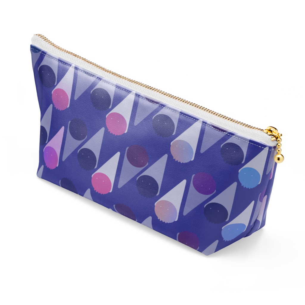 00課 もりおポーチ(ダーク/レインボー)