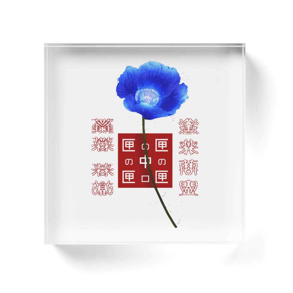 00課 標本風アクリルブロック