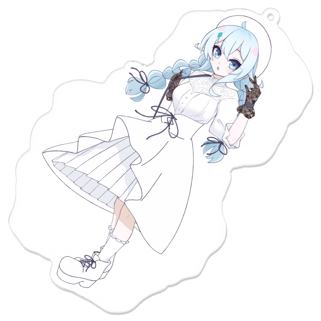 【非公式】雪城眞尋お出かけアクキー(Autumn)