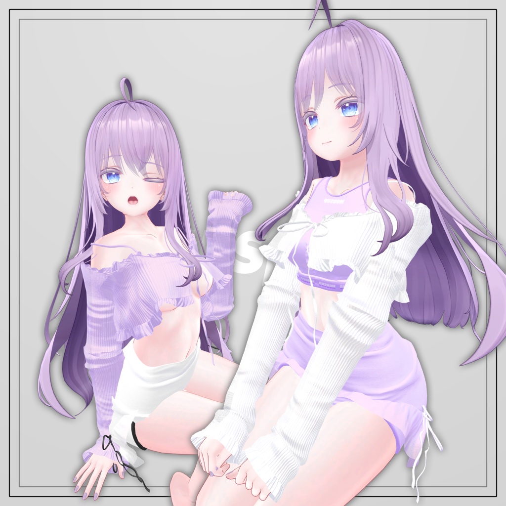 【4アバター対応】Frill Sporty