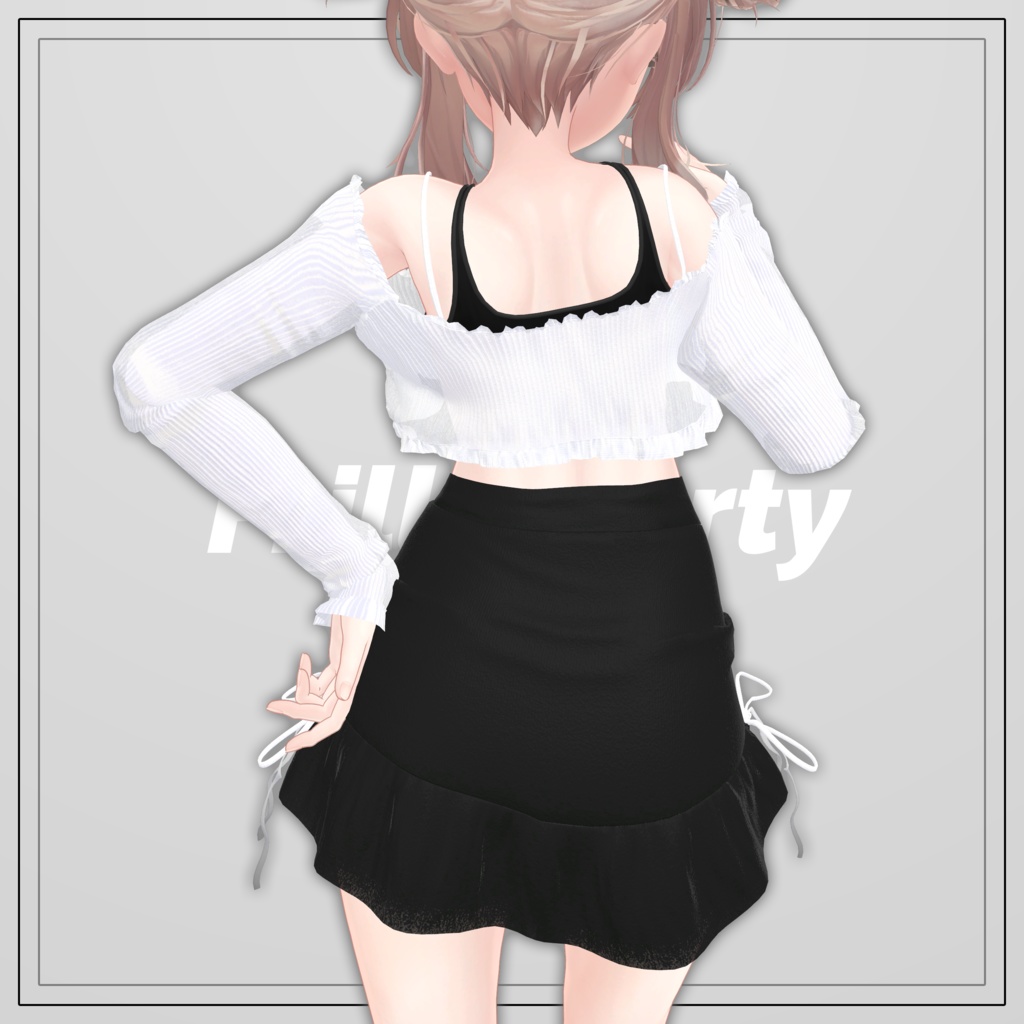 【4アバター対応】Frill Sporty