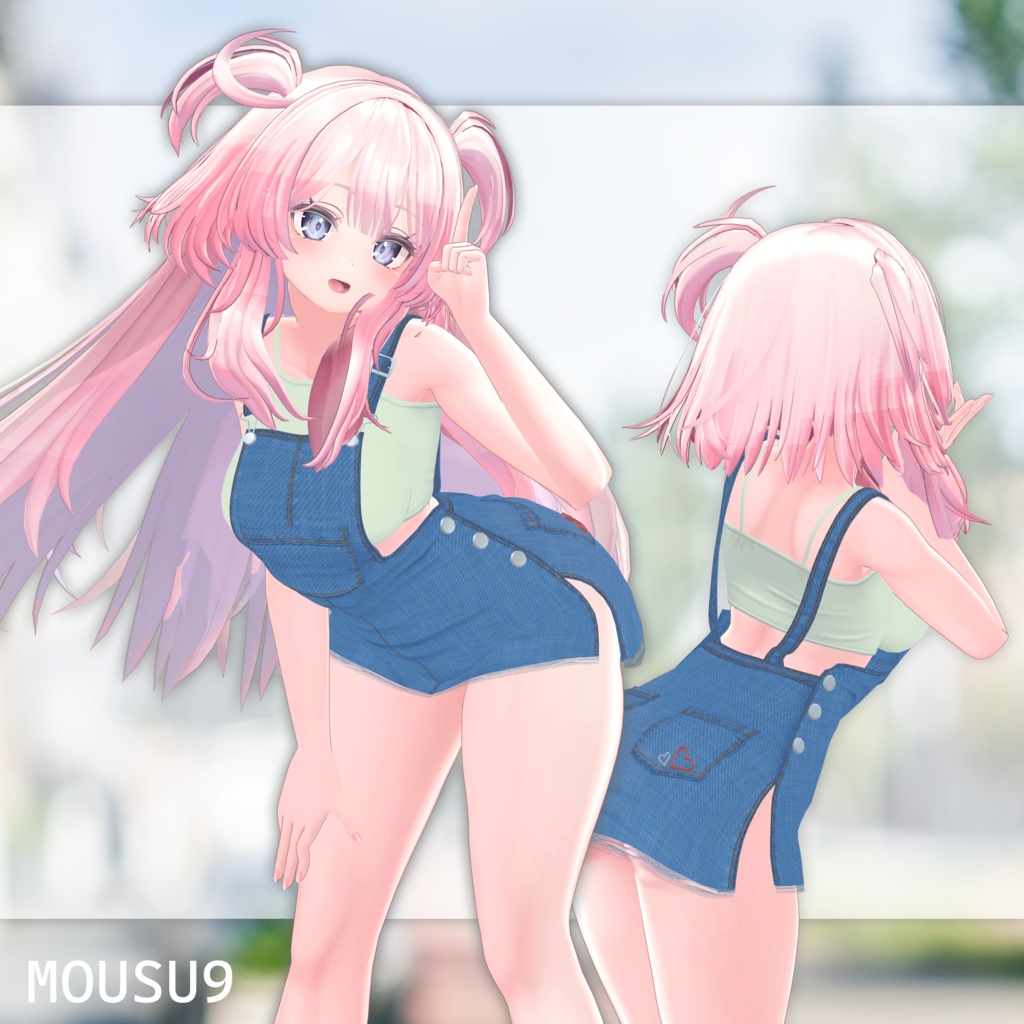 Denim Pinafore 【Manuka, SELESTIA 対応】