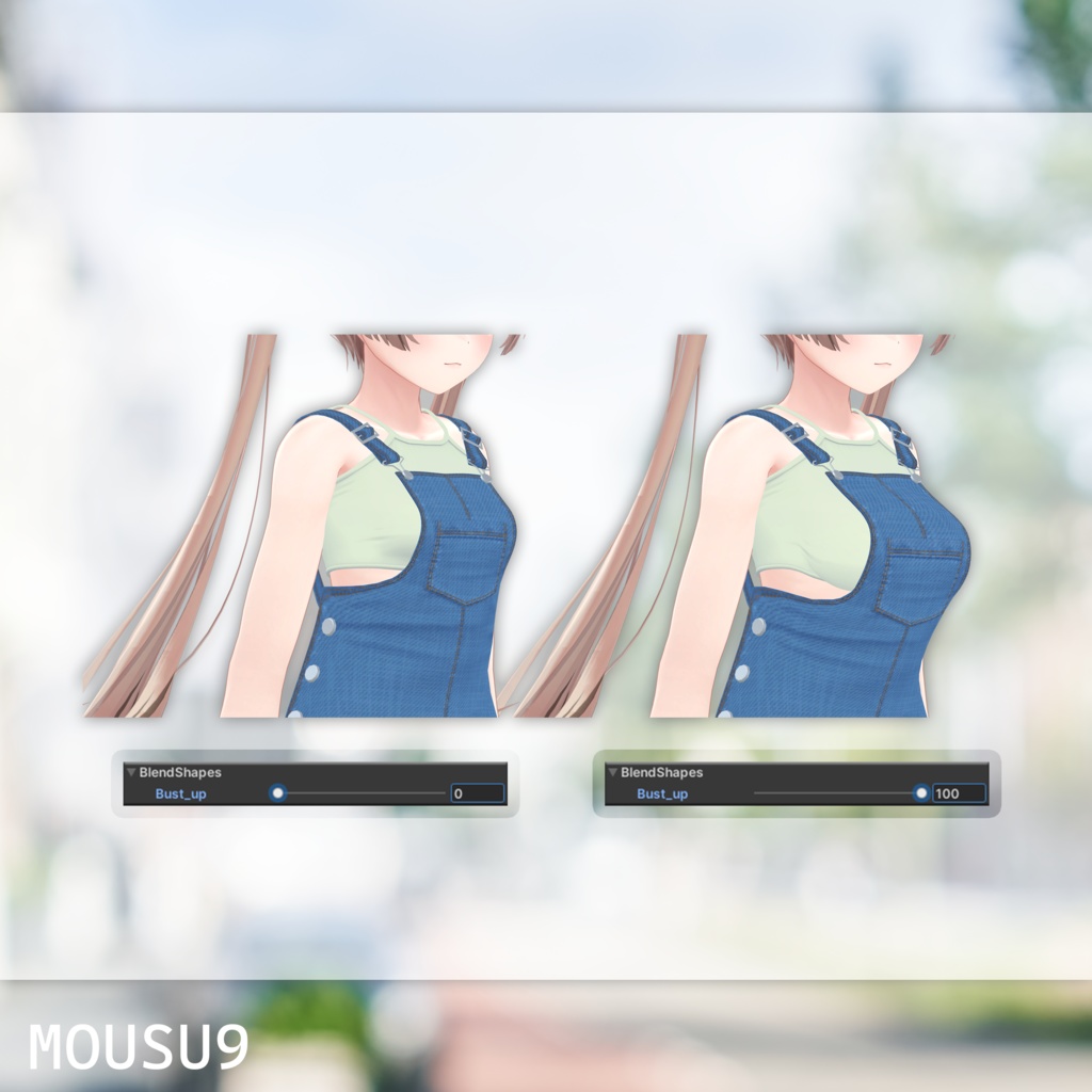 Denim Pinafore 【Manuka, SELESTIA 対応】