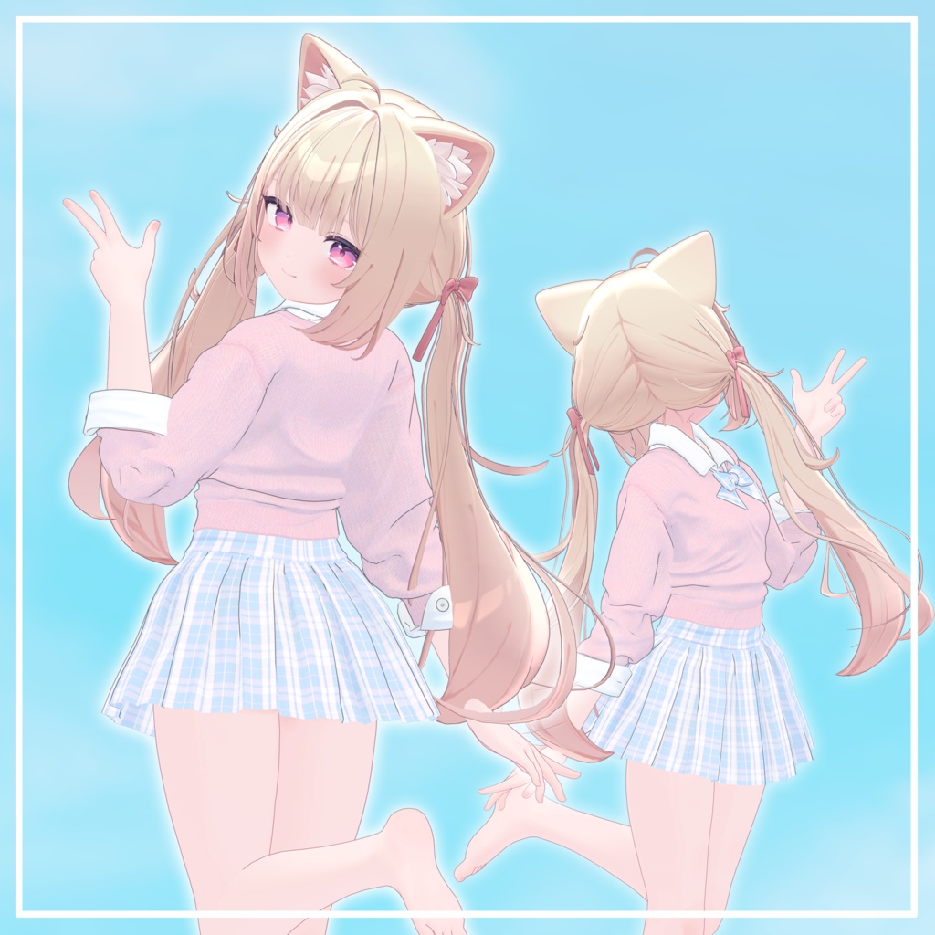 【3アバター対応】School Uniform
